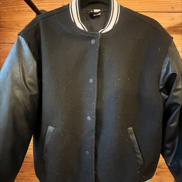 Black Varisty Jacket - Picture 2 of 6